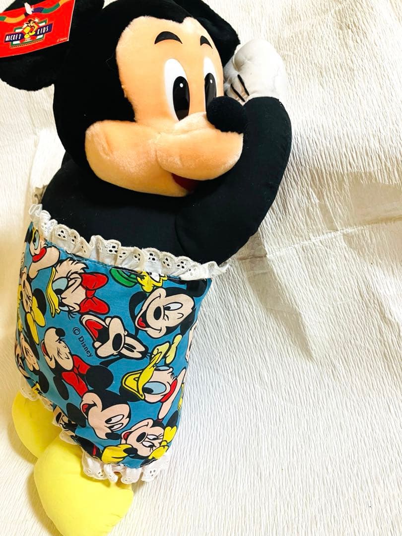 【未使用】ミッキーマウス 特大 / ヴィンテージ ぬいぐるみ タグ付き 激レア‼️