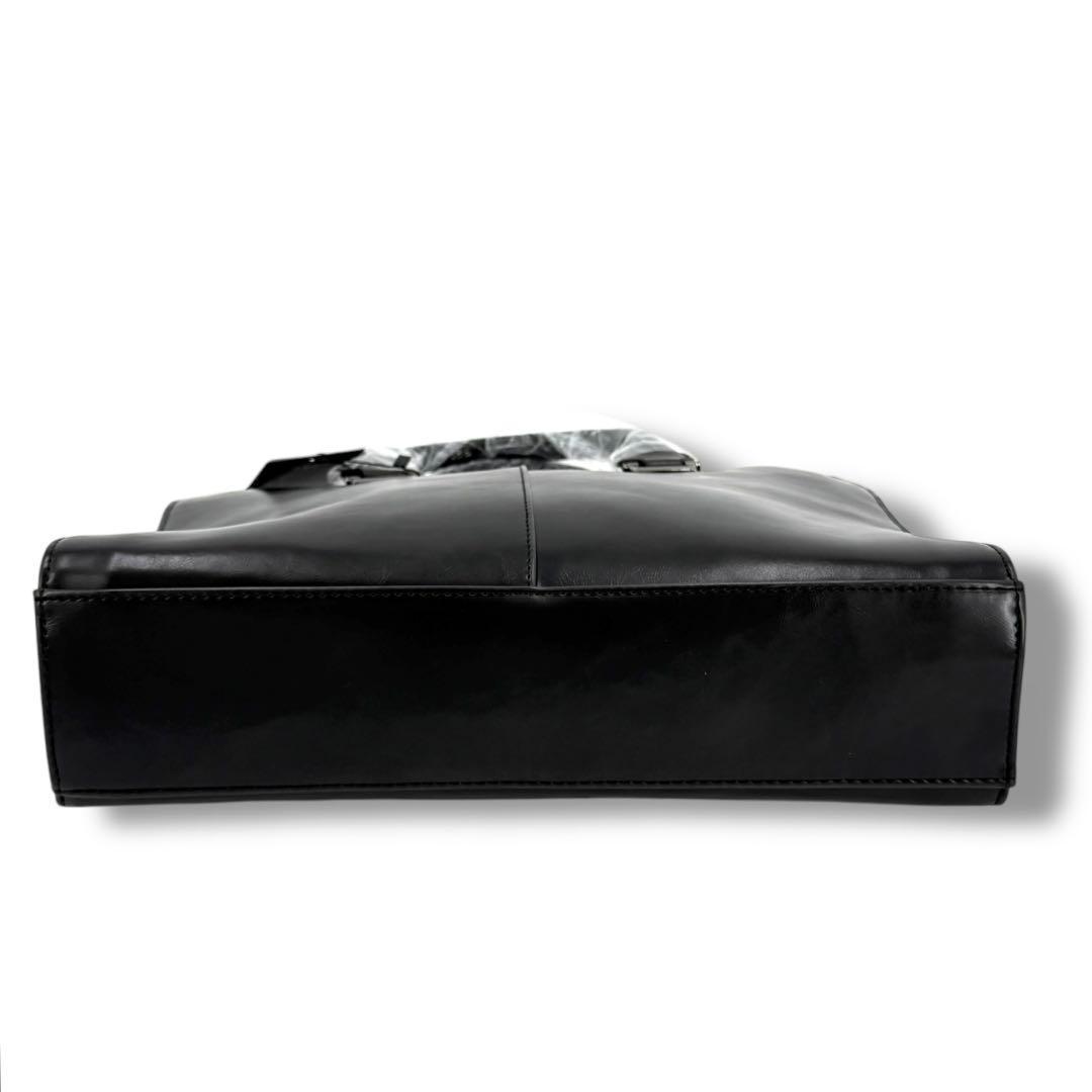 【未使用品】メンズ ビジネスバック ブリーフケース 2way レザー A4収納