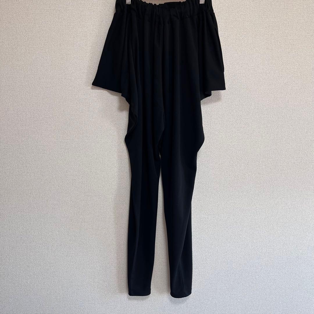 美品　リミフゥ　ヨウジヤマモト　変形　ストレッチ　パンツ　黒