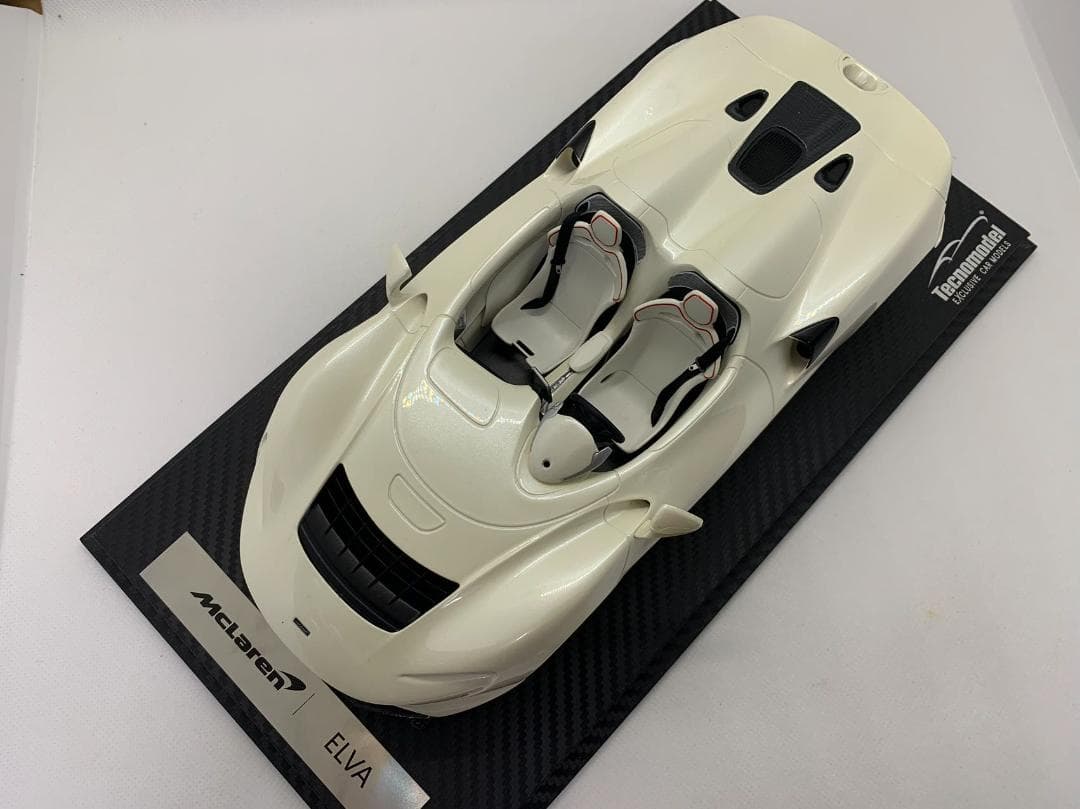Tecnomodel 1/18 マクラーレン Mclaren ELVA ホワイト