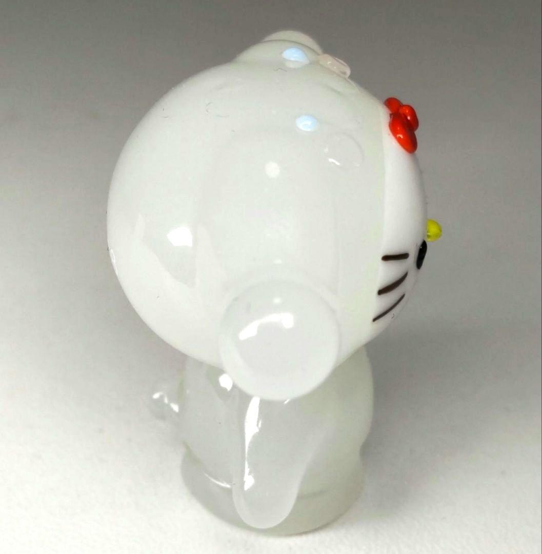 希少 ハローキティ ハーモニーランド限定 かぶりんぼ 手作りガラス細工
