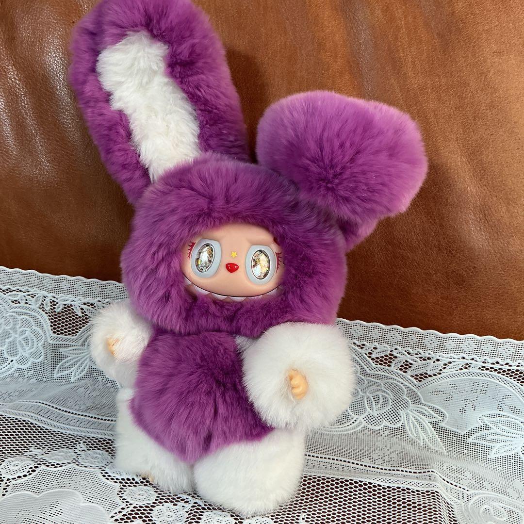 ラブブ　ジモモ　ポップマート　うさぎ　紫　白　ピンク