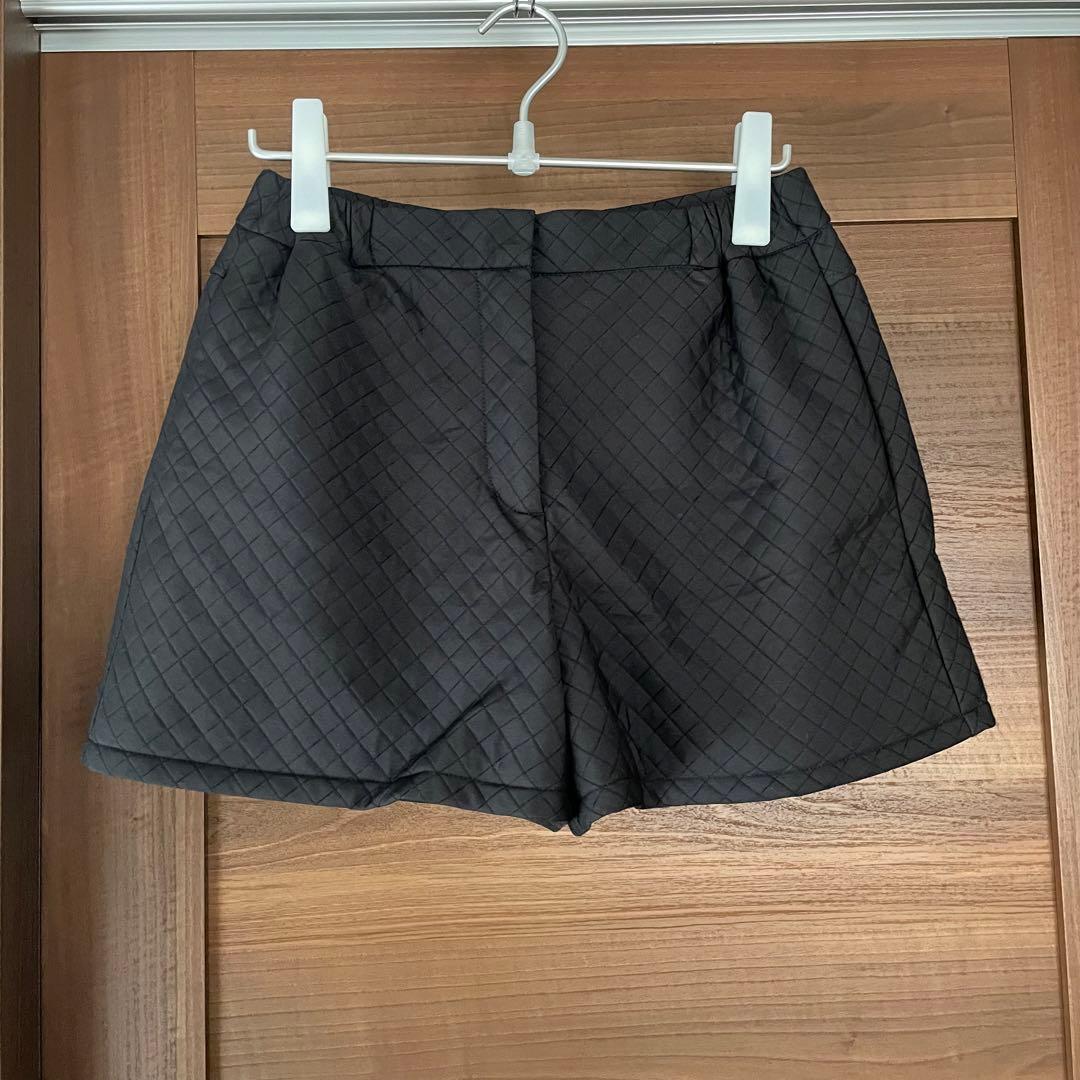 M【herlipto】Quilted Flare Bell Shorts