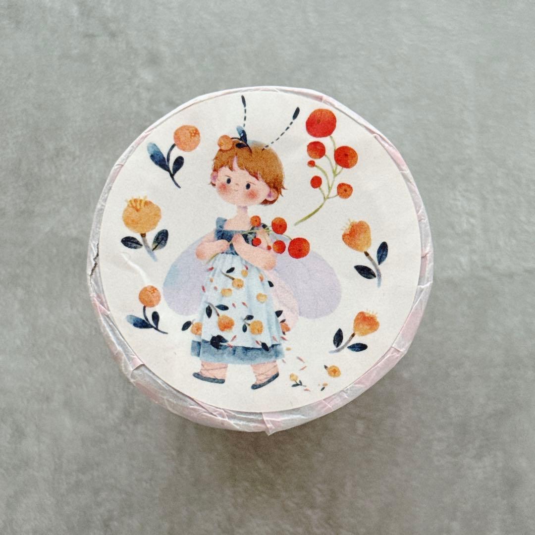 ⭐️SALE⭐️WT《夏日昆虫少女》 海外マスキングテープ 【1193】