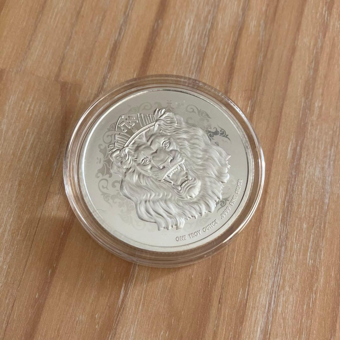 2022年 ニウエ ユダのライオン 1オンス銀貨 2022 Niue 1 oz .9999 fine