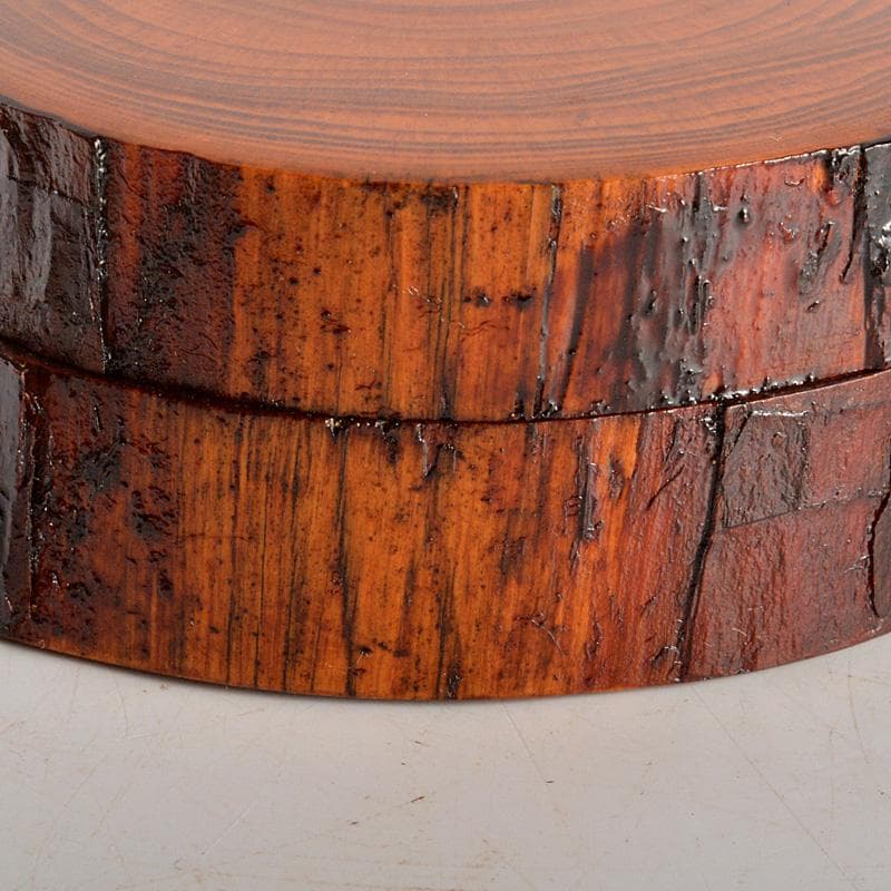 茶道具　道場宗廣作　水面蒔絵　松ノ木　香合　共箱　V　6334