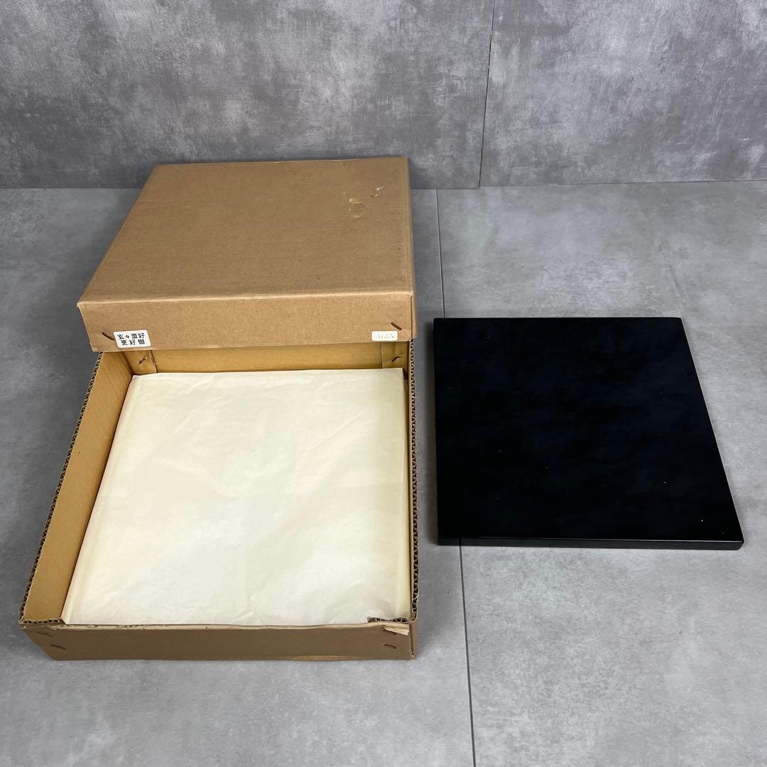 良品 玄々斎好 更好棚 組み立て式二重棚 黒漆爪紅 茶道具 裏千家 風炉