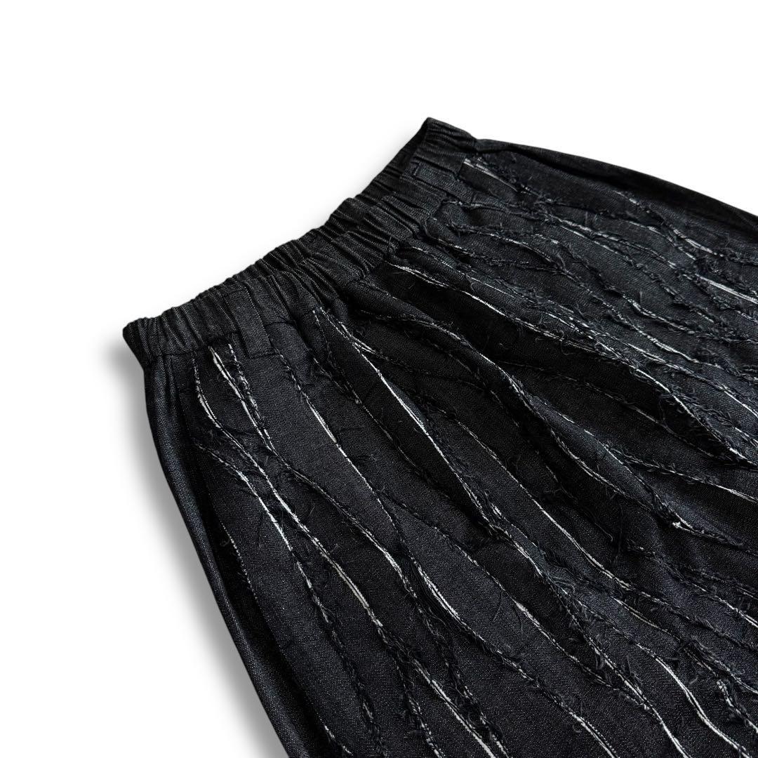 センソユニコ Sensounico 凡 サルエルパンツ ゆったり ブラック