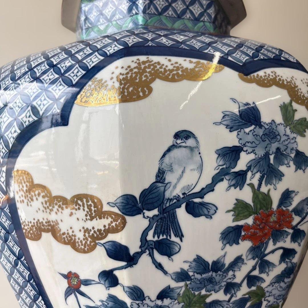 有田焼 吉右ヱ門窯 沈香壺 高さ約94cm 幅約43cm