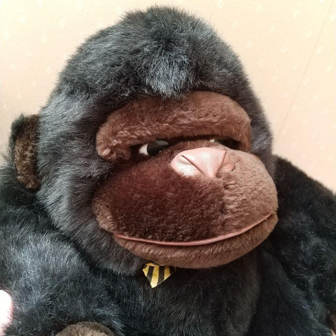 ヒロクンハウス　ゴリラ ぬいぐるみ 2体セット　座って35cm　大