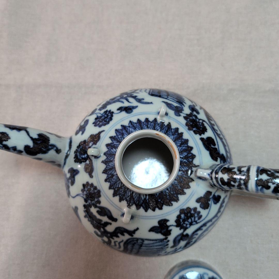 陳金海 青花祥瑞 水指 茶道具 水指 赤絵金襴手祥瑞砂金袋【販売