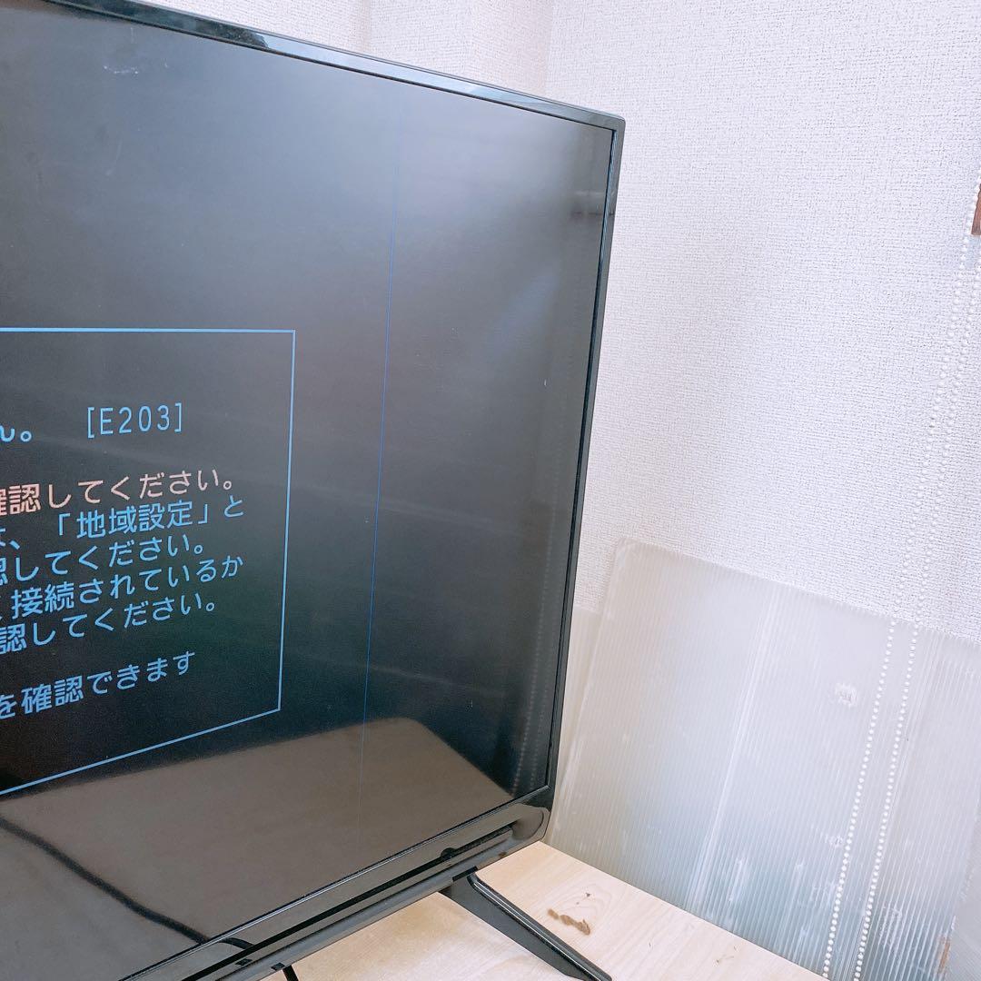 要確認】シャープ 40V 液晶カラーテレビ AQUOS 2018年製 表示不良