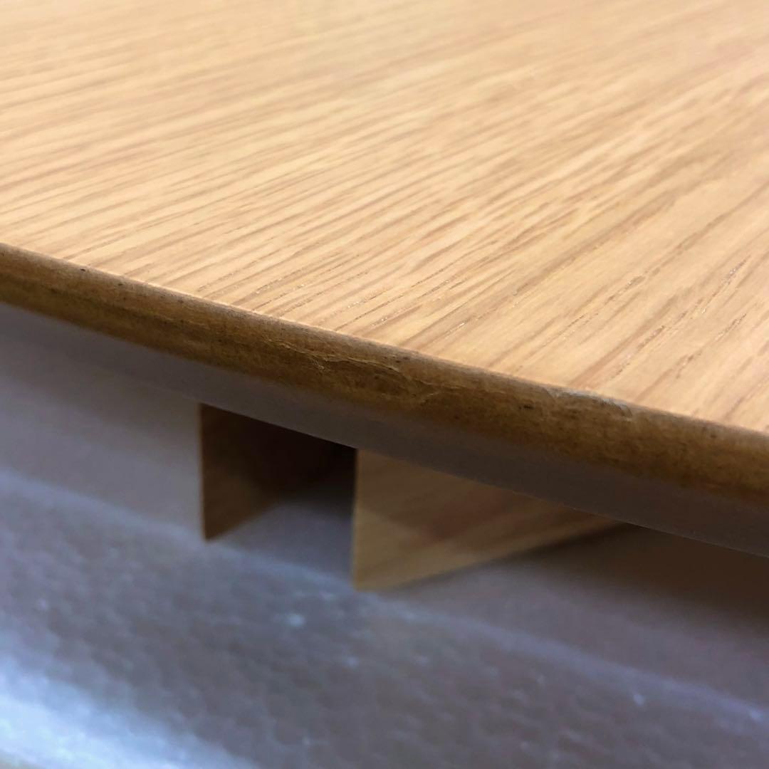 訳あり ダイニングテーブル 半円形 2人用 ナチュラル 木製 北欧