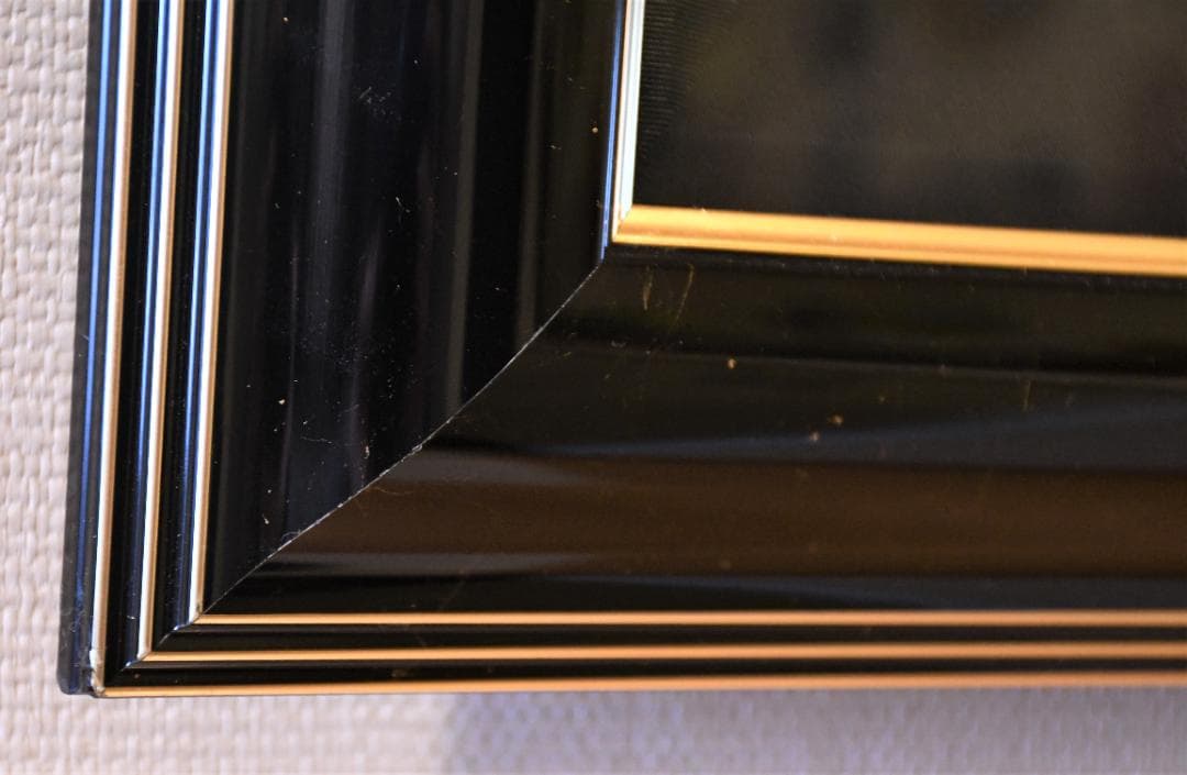 松本零士　【エメラルダス】 ピエゾグラフ キャンバス使用　直筆サイン入り　版画