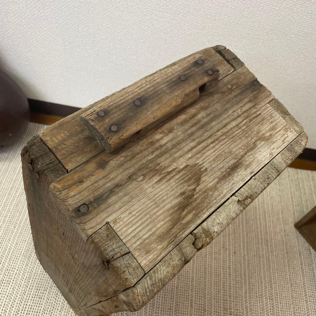 弾薬箱 昭和レトロ 木箱 ビンテージ 生活骨董 古道具 蚤の市 レトロ 古民家