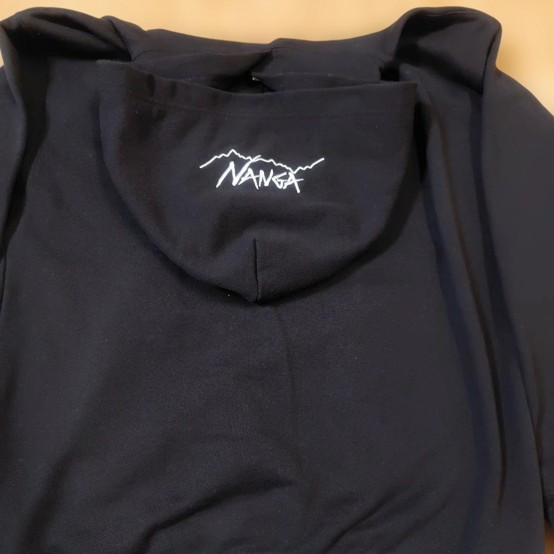 NANGA フーディ パーカー　ブラック　M