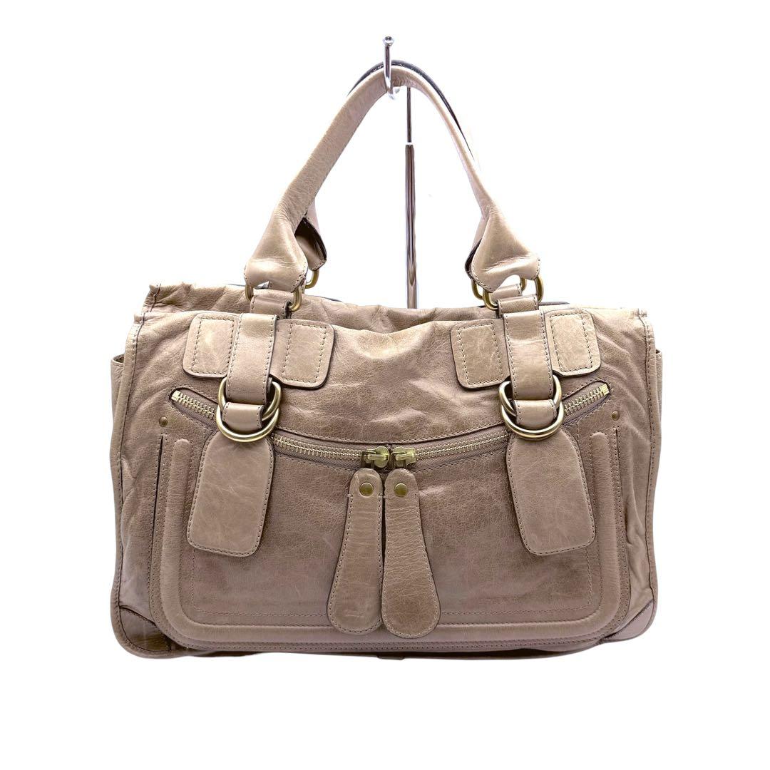 【美品】Chloe クロエ　ベイ　ハンドバッグ　ボストンバッグ　レザー