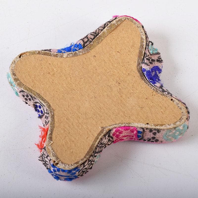 中国 青花 雷文 犬摘 四方香炉 時代箱付 M R8380