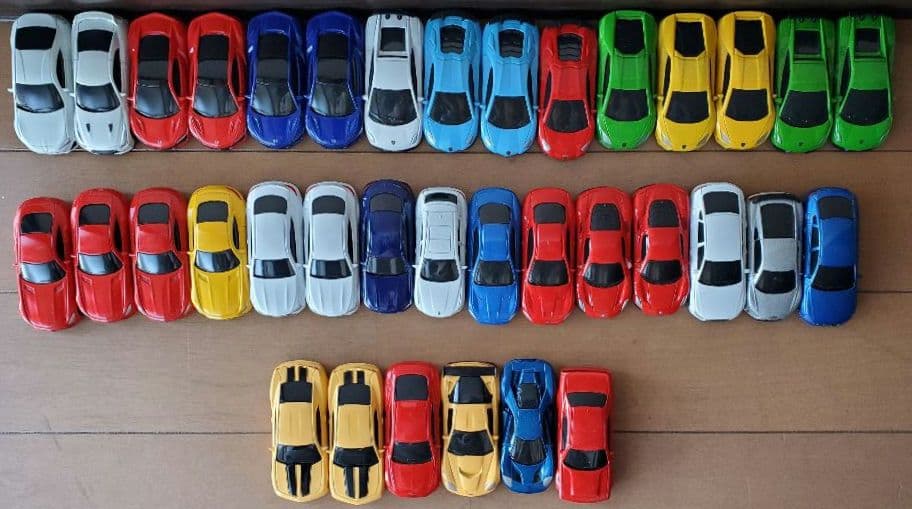 ES♠ 正規ライセンス ダイキャストミニカー 36個 セット