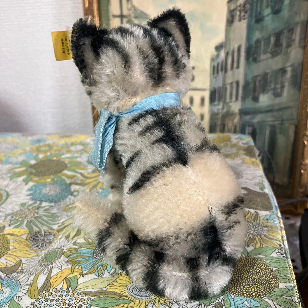 アンティーク　シュタイフ　猫のスージー　Susi お口の小さな美人さん