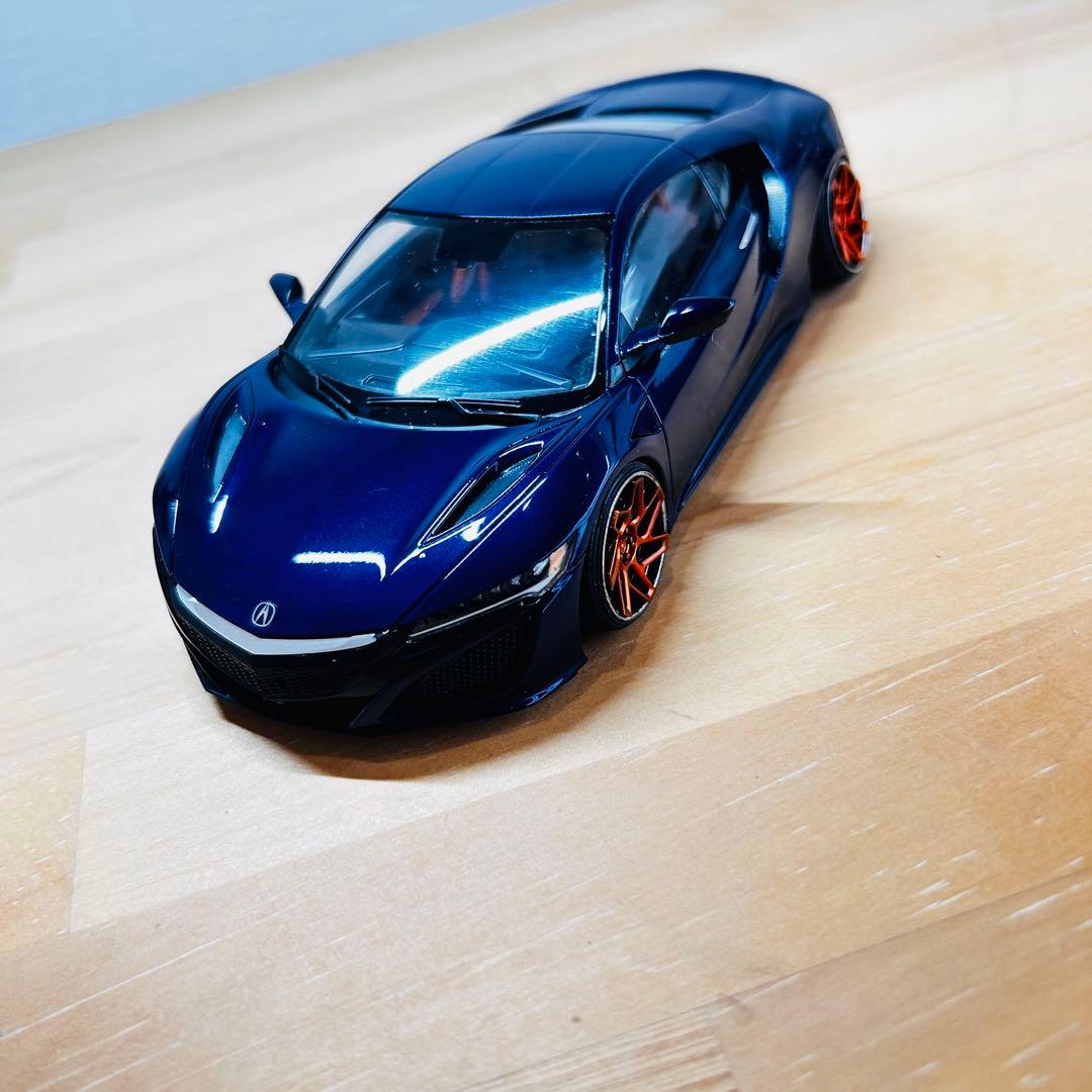 値引き！1/24タミヤ NSX Acura 左ハンドル仕様 アオシマ
