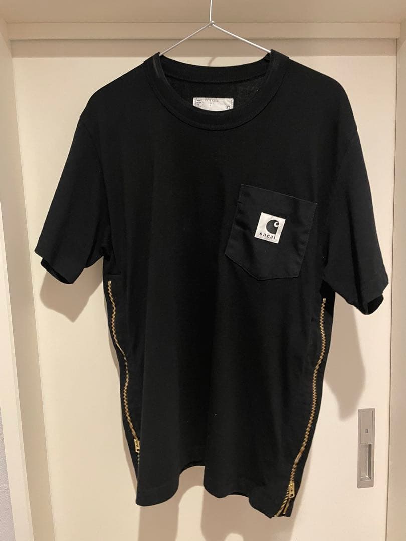 未使用【サイズ3】sacai × Carhartt WIP Tシャツ黒