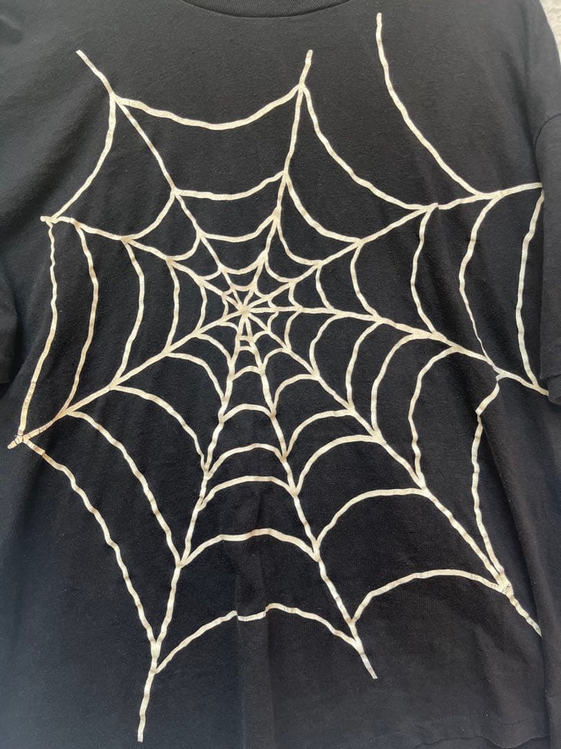 80s スパイダーウェブ 蜘蛛の巣 SPIDERWEB ビンテージ Tシャツ