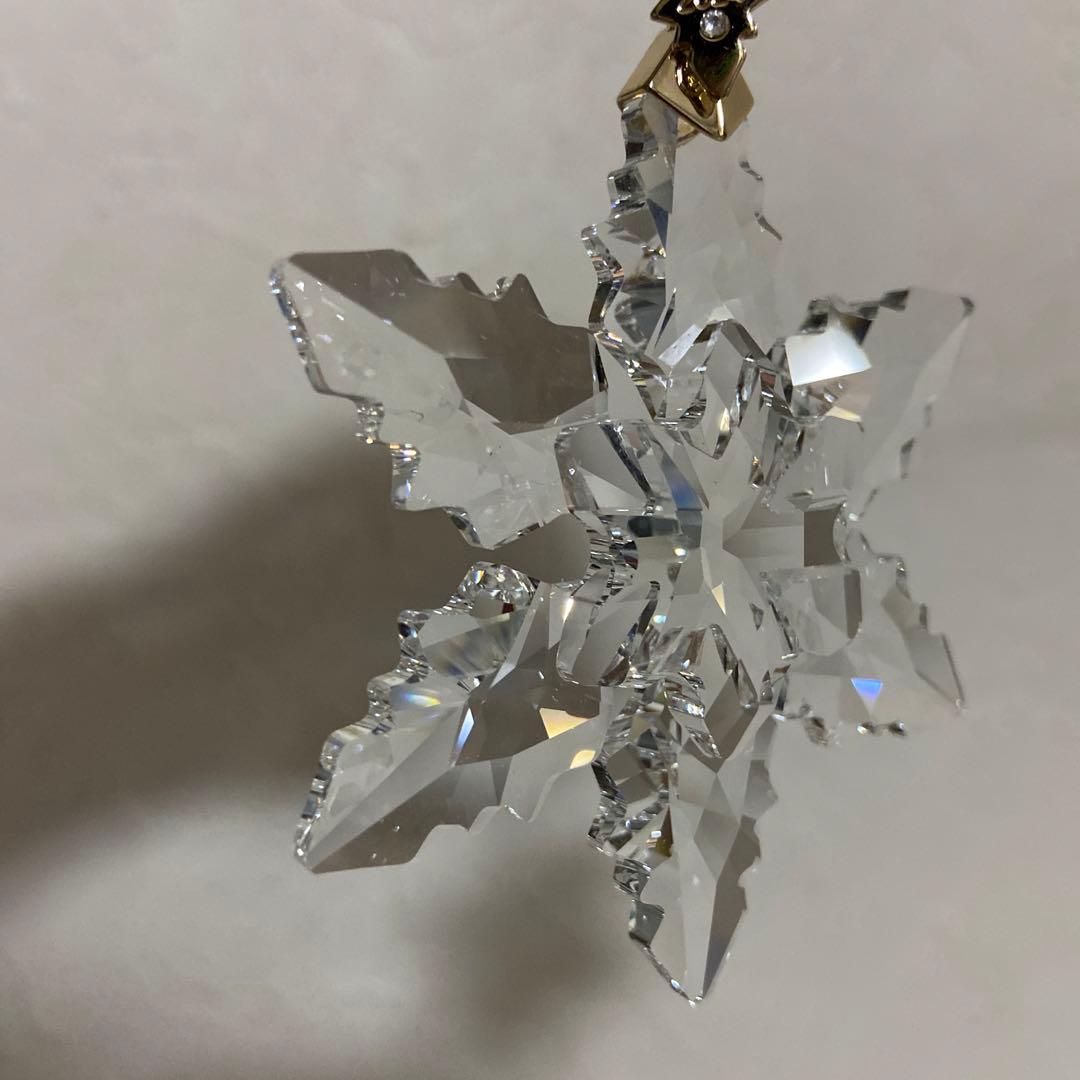 正規品　スワロフスキー　クリスタル 雪の結晶 オーナメント