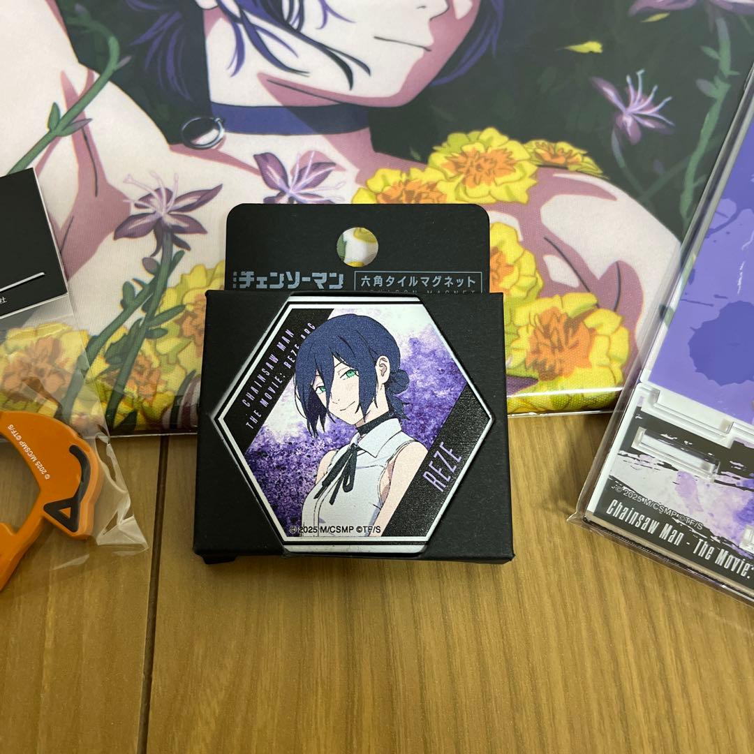 チェンソーマン レゼ篇 フェイスタオル タイルマグネット アクスタ