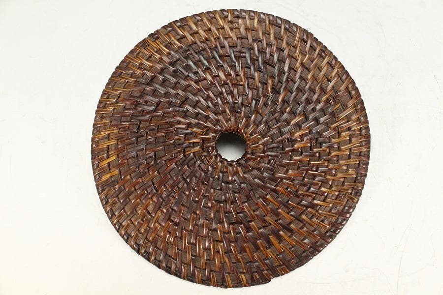 煎茶 古竹藤網 形 瓶敷 大小 六件 まとめて(K-A908)