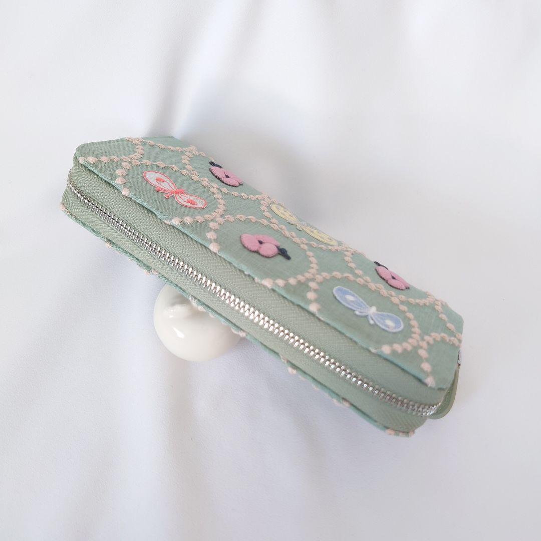 ❁︎chiii❁︎ タンバリン 本革ギャルソン長財布 ミナペルホネン