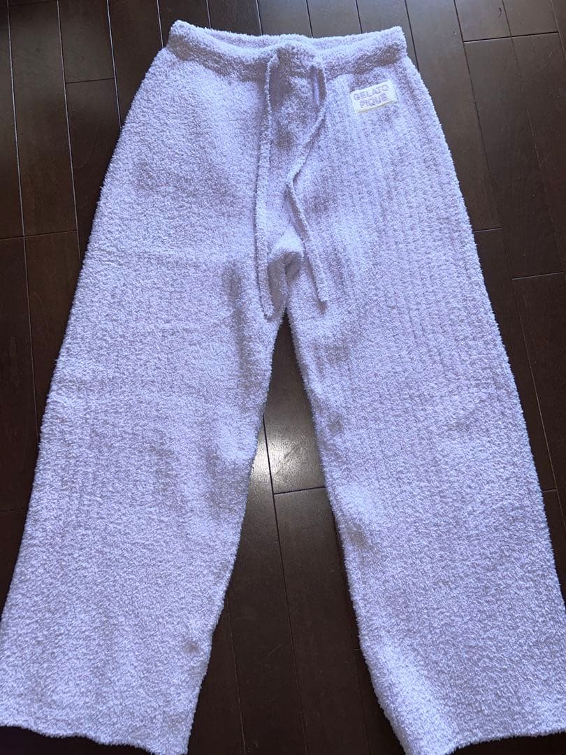 ラベンダー　セットアップ　ジェラピケ パジャマ ルームウェア