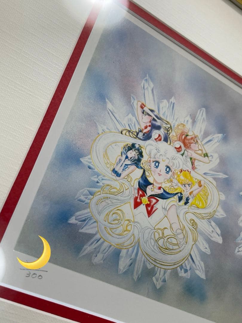 【希少】セーラームーン 複製原画 リトグラフ 月野うさぎ　サイン　武内直子