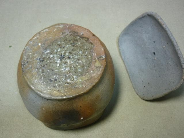 備前焼 在銘 備前手造り龍宝瓶 煎茶器 超絶技巧