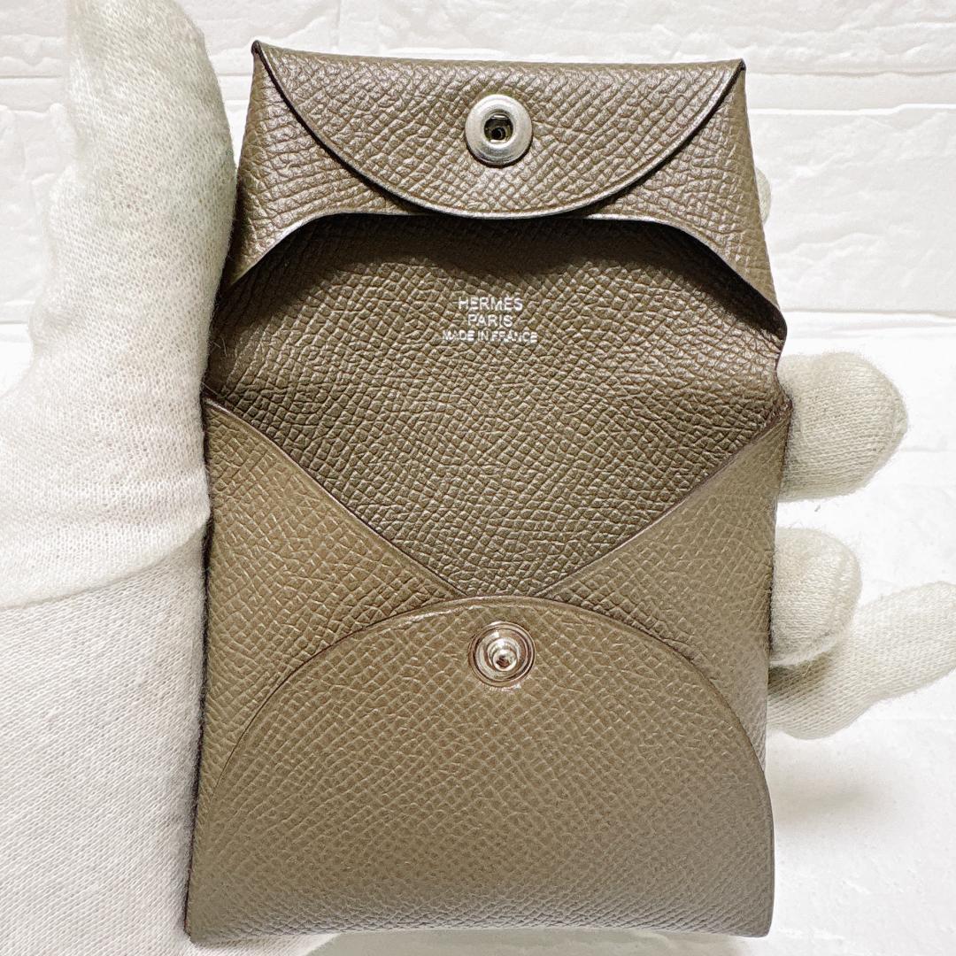 美品✨HERMES エルメス バスティア エトゥープ ケース グレー
