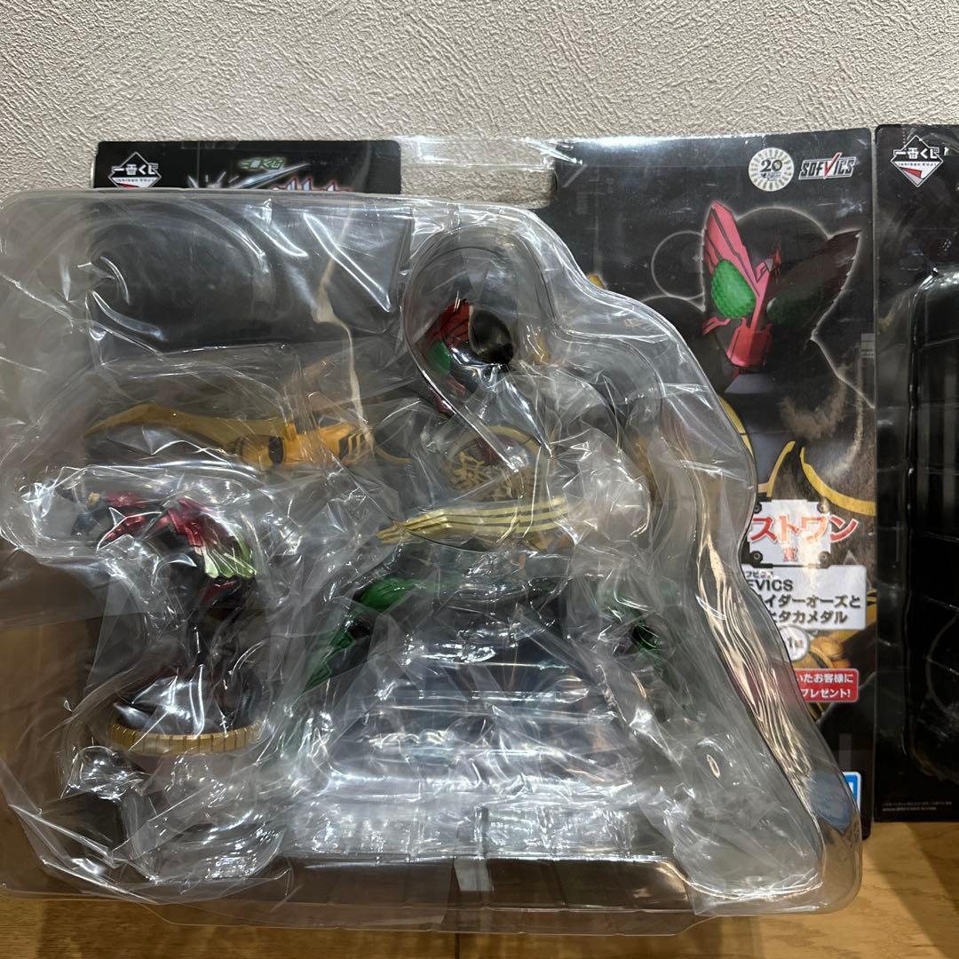 一番くじ 仮面ライダージオウ 双動 オーズ ダブルW エグゼイド ソフビクス