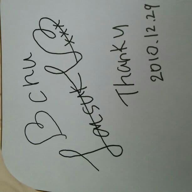 藤ヶ谷くん サイン色紙 藤ヶ谷くん サイン色紙