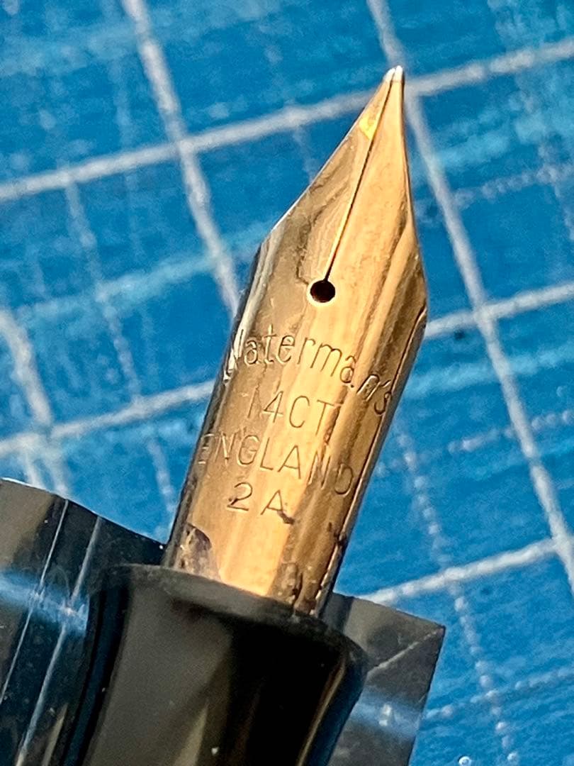 Waterman 52 万年筆 14金 ペンシル7kゴールドバンド