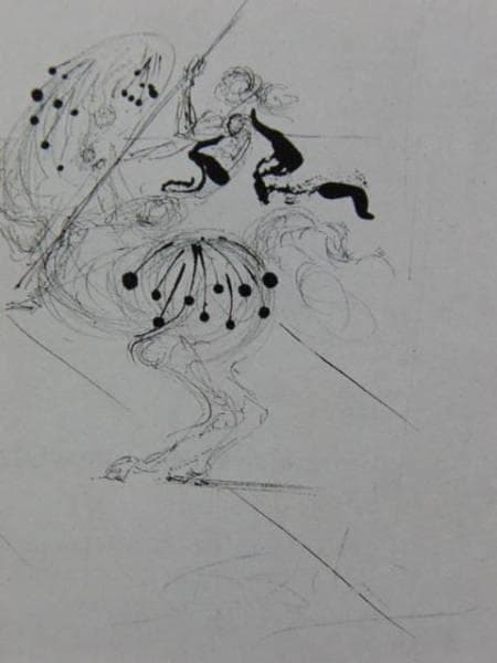 サルバドール・ダリ、「Chevaliers」、海外版超希少レゾネ