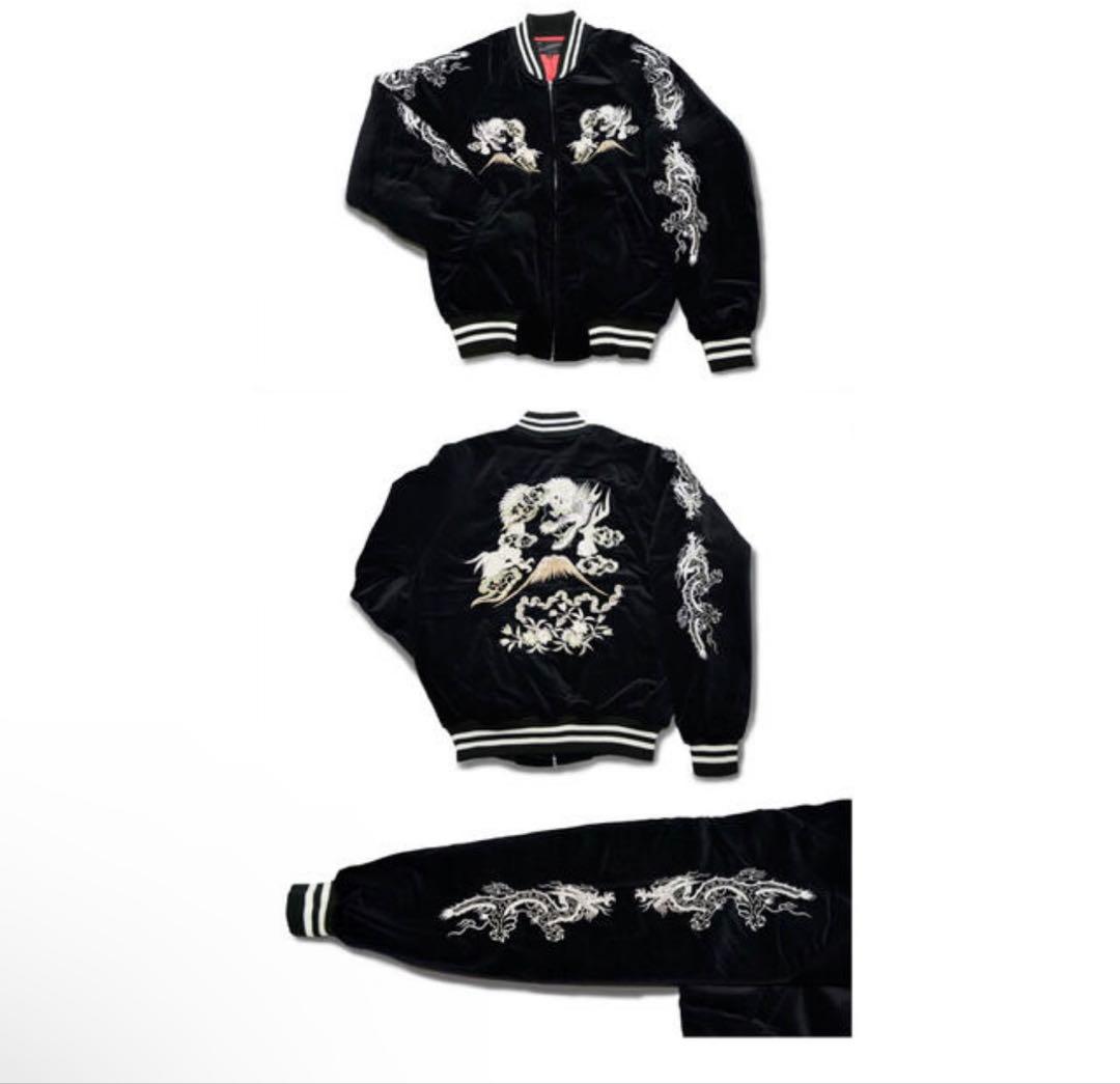 BTS SUGA ユンギ 着用 ベロア スカジャン 新品タグ付き Free