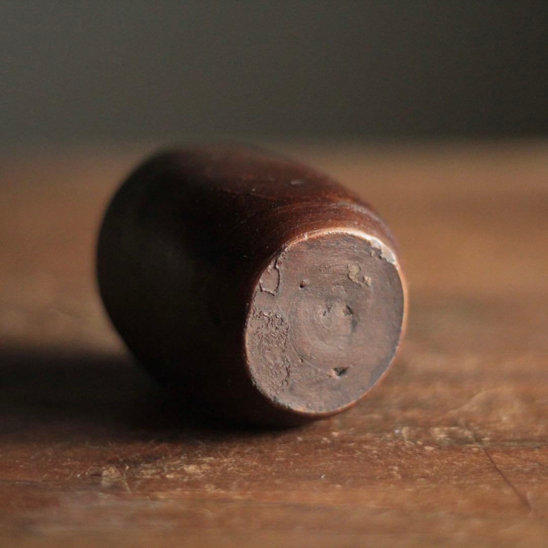 明治の備前のかわいいやつ 小徳利 備前焼 容量約100ml 古道具 アンティーク