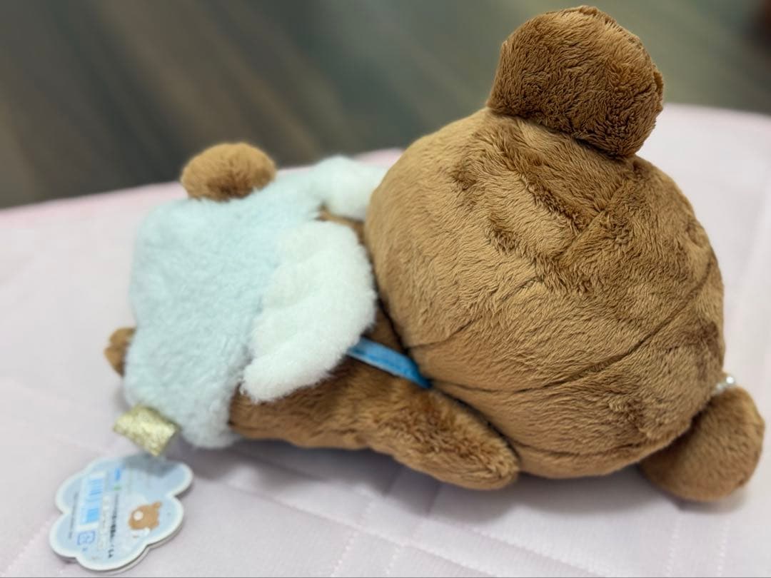 コリラックマ　チャイロイコグマ　すやすや天使の寝顔ぬいぐるみ