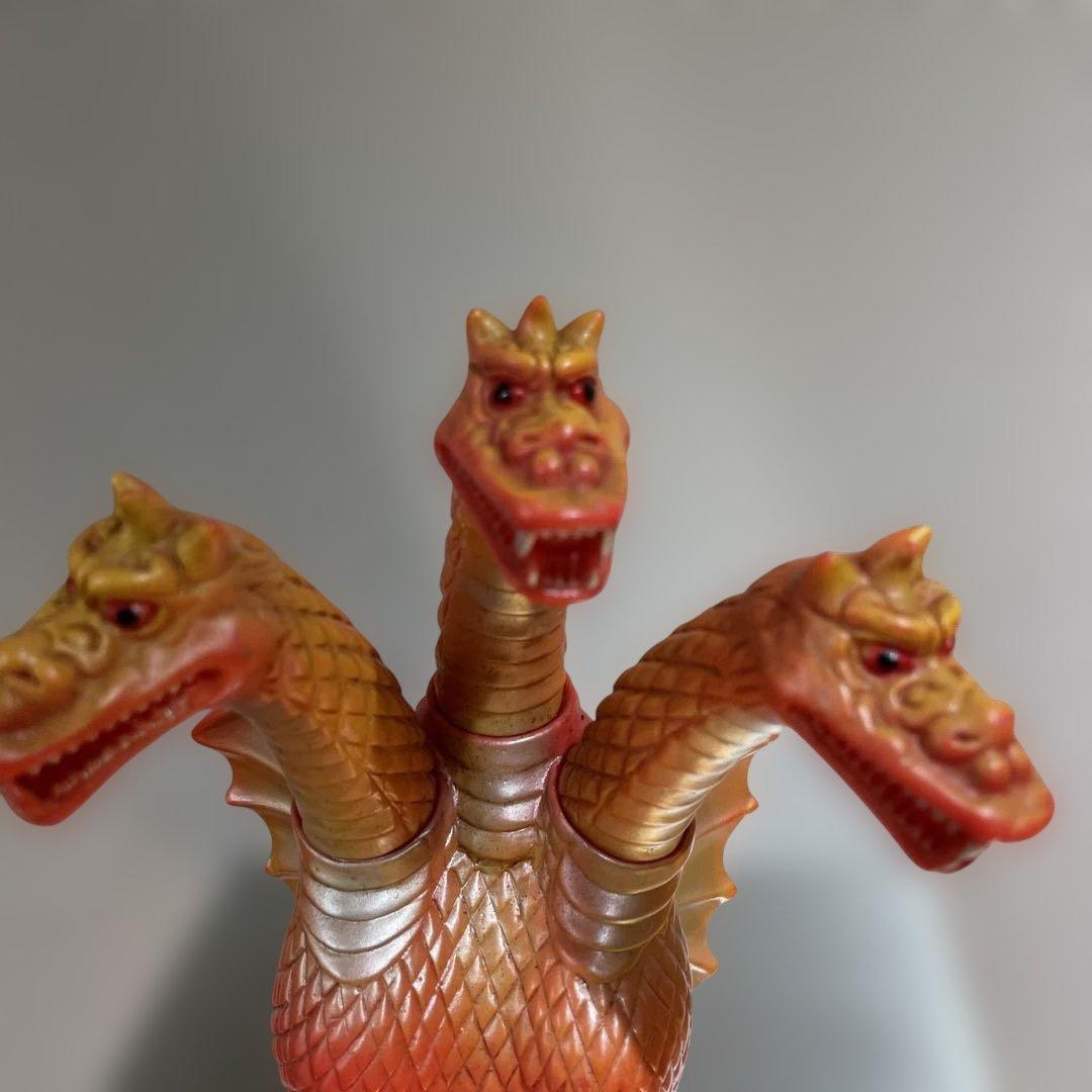 怪獣ソフビ　キングギドラ　マルサン電撃怪獣大作戦 ソフビ