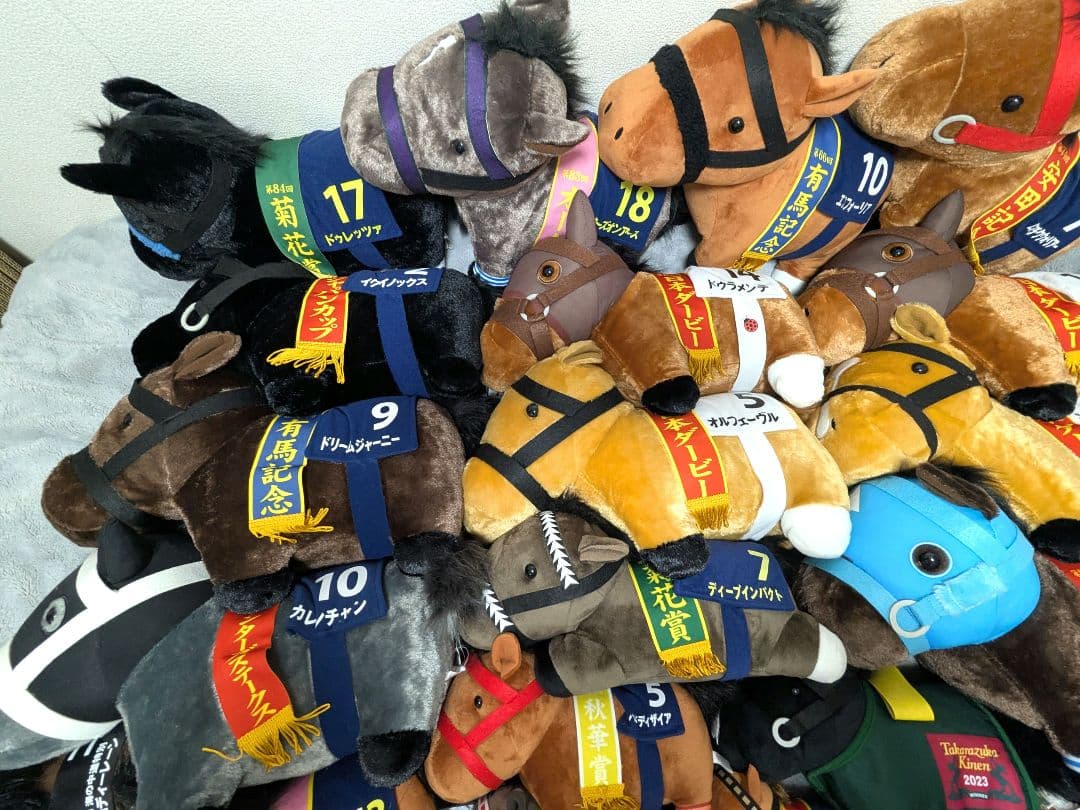 サラブレッドコレクション big ぬいぐるみ マスコット 競馬 ダービーまとめ