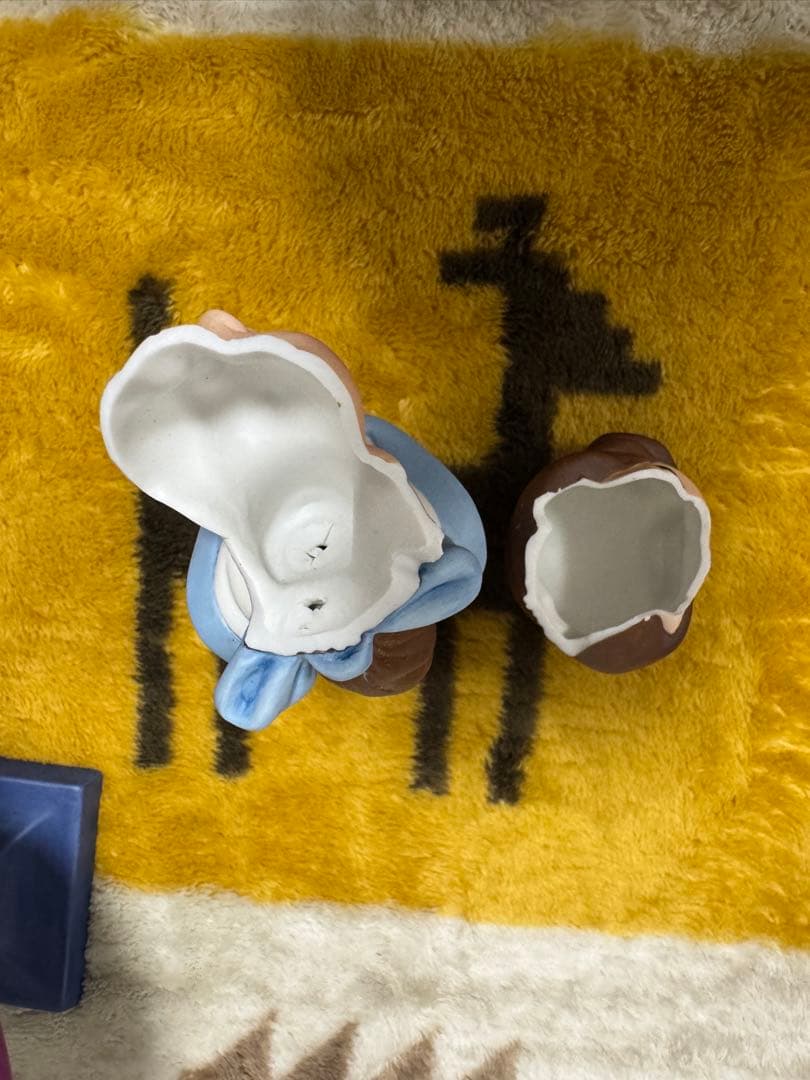 ベルとビースト 美女と野獣フィギュア　 陶器フィギュア⚠️(割れあり)