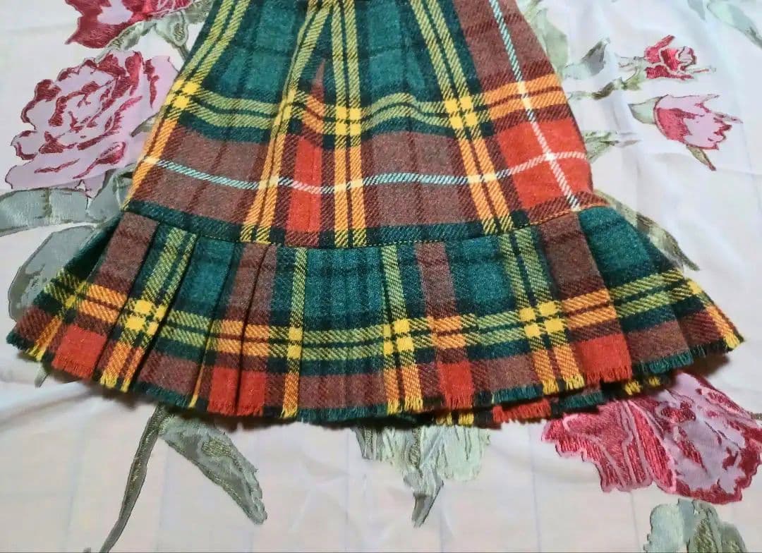 ヴィヴィアンウエストウッド　激カワ！80sハリスツイードタータンチェックスカート