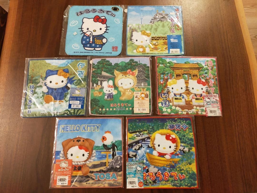 キティ ご当地タオル129枚+7枚セット