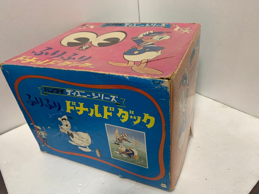 貴重品ふりふりドナルドダック昭和40年代箱付き動作不可美品