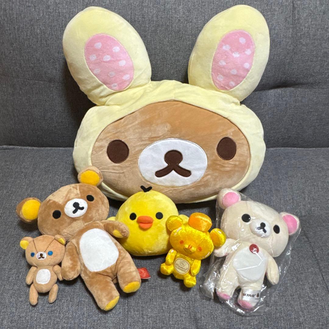 希少♡リラックマ　ローソンコラボ　ぬいぐるみ　着せ替えグッズ大量まとめ売り