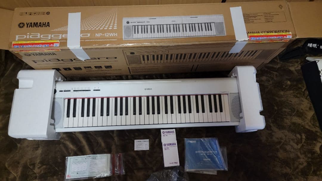 Yamaha piaggero NP-12 ホワイト 電子ピアノ Amazon | ヤマハ YAMAHA 電子キーボード piaggero ホワイト NP-12WH